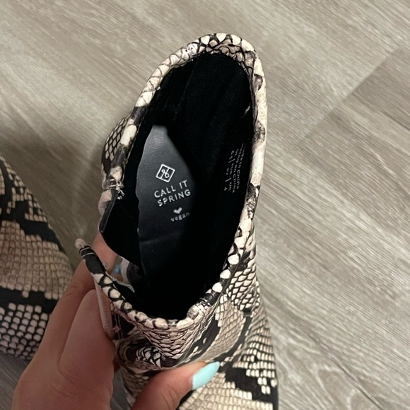 Call It Spring Piellan snake print boots - Picture 11 of 11